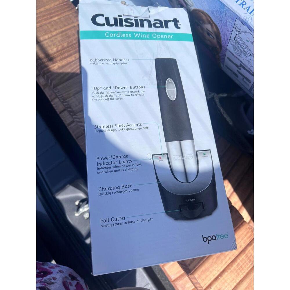 Cusinart cordless wine opener